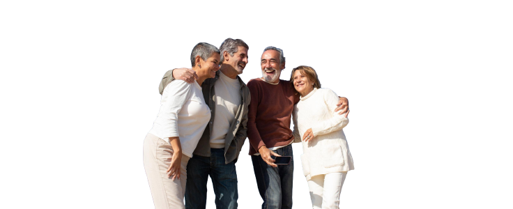 Afiliación a pensión Imagen personas mayores sonrientes