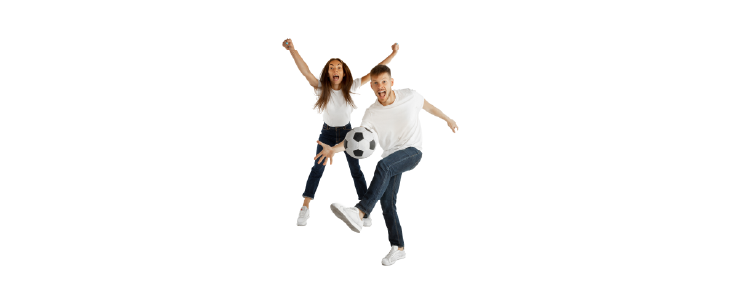 Vinculación a la caja de compensación imagen personas divirtiéndose/ haciendo deporte