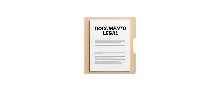 documentación legal en una carpeta